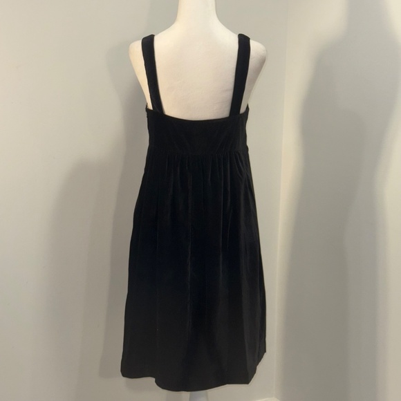 Lands End Canvas 1963 Black Velvet Holiday Dress Size 8 - Picture 5 of 16